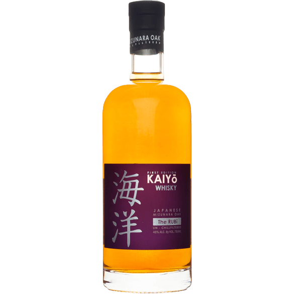 Kaiyo 'The Rubi' Japanese Mizunara Oak Finished in Ruby Port Pipes Whisky
