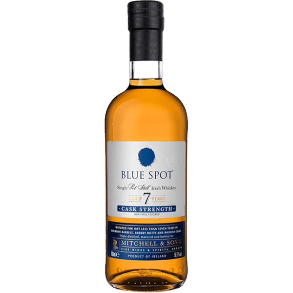 Blue Spot Cask Strength 7 Year Old Irish Whiskey