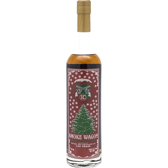 Smoke Wagon Straight Bourbon Whiskey Christmas Edition 2022
