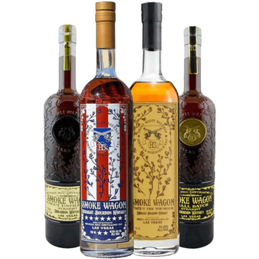 Smoke Wagon Limited Edition Red White & Blue Bourbon Whiskey Bundle