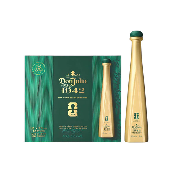 Don Julio 1942 FIFA World Cup 2026 Limited Edition Anejo Tequila Shots (50mL 10-Pack)