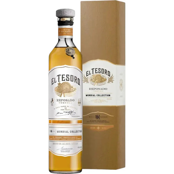 El Tesoro Mundial Reposado Basil Hayden Toast Edition Tequila