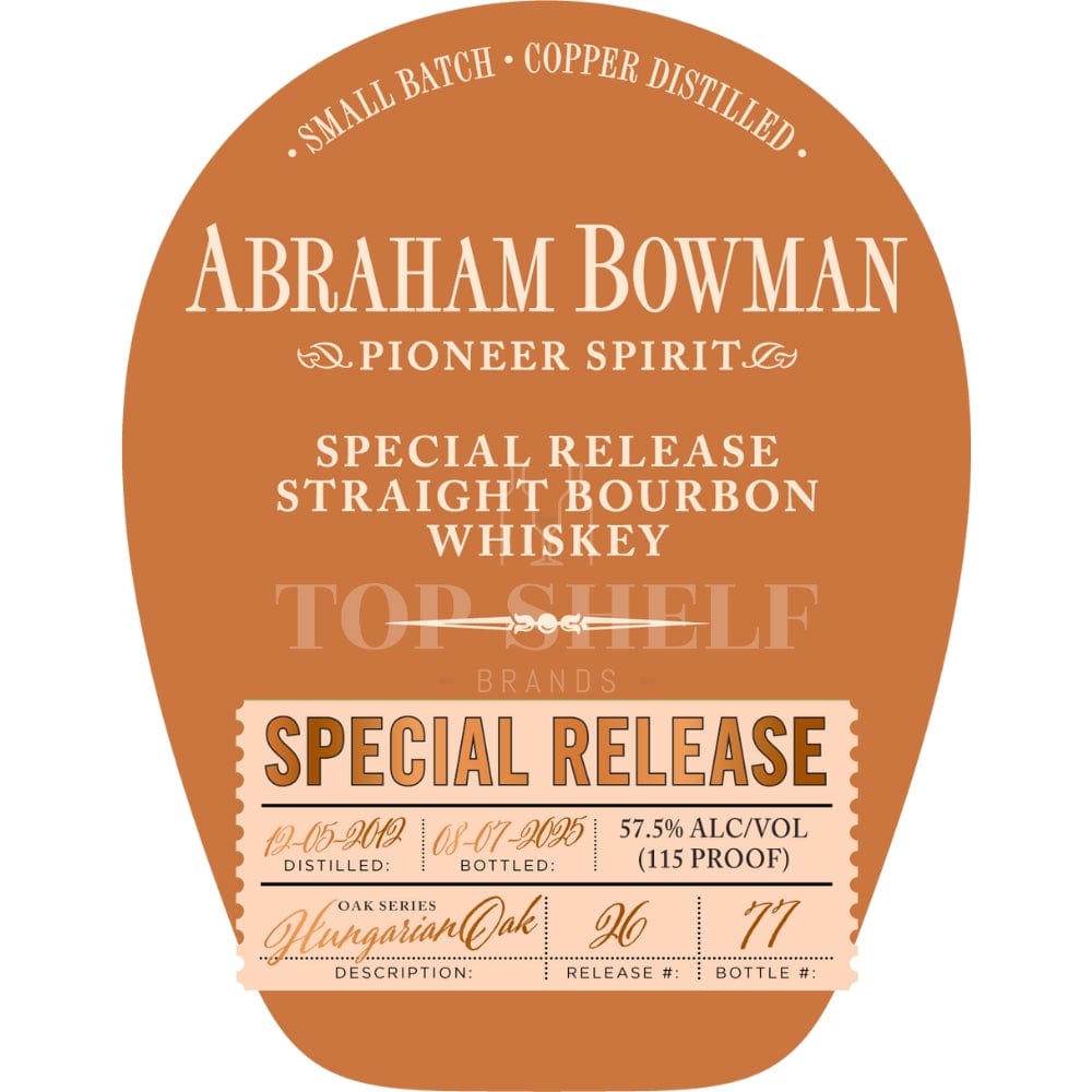 Abraham Bowman Oak Series Hungarian Oak Release #26