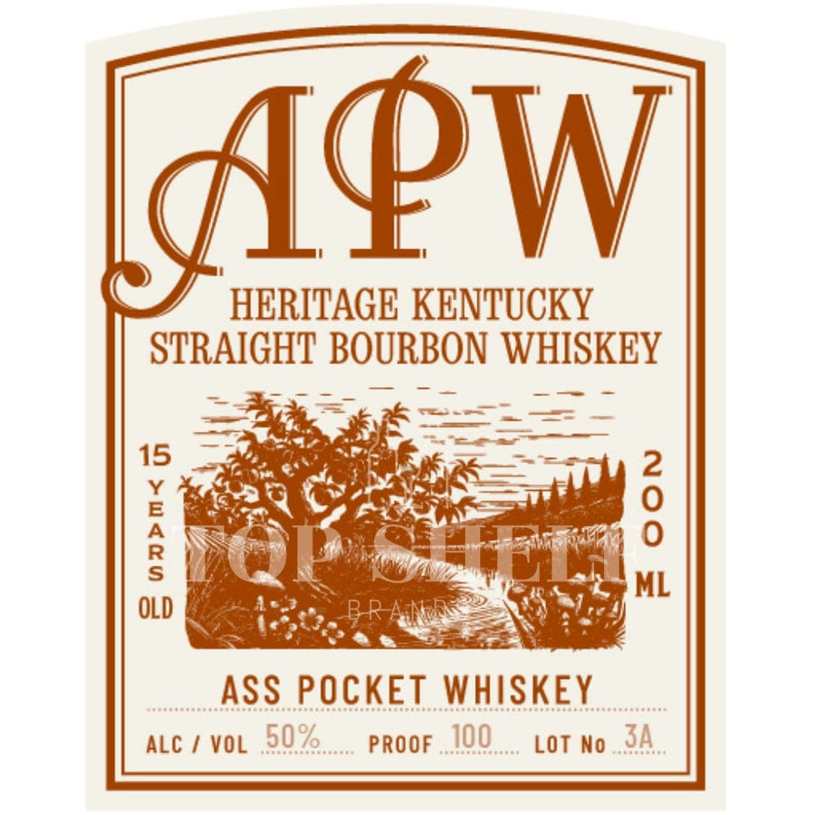 Ass Pocket Whiskey 15 Year Old Bourbon