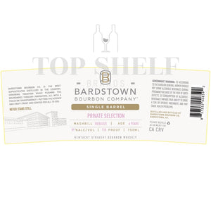 Bardstown Bourbon Single Barrel Private Selection Bourbon