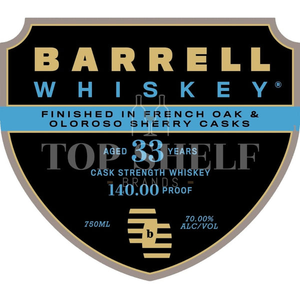 Barrell Whiskey 33 Year Old Cask Strength