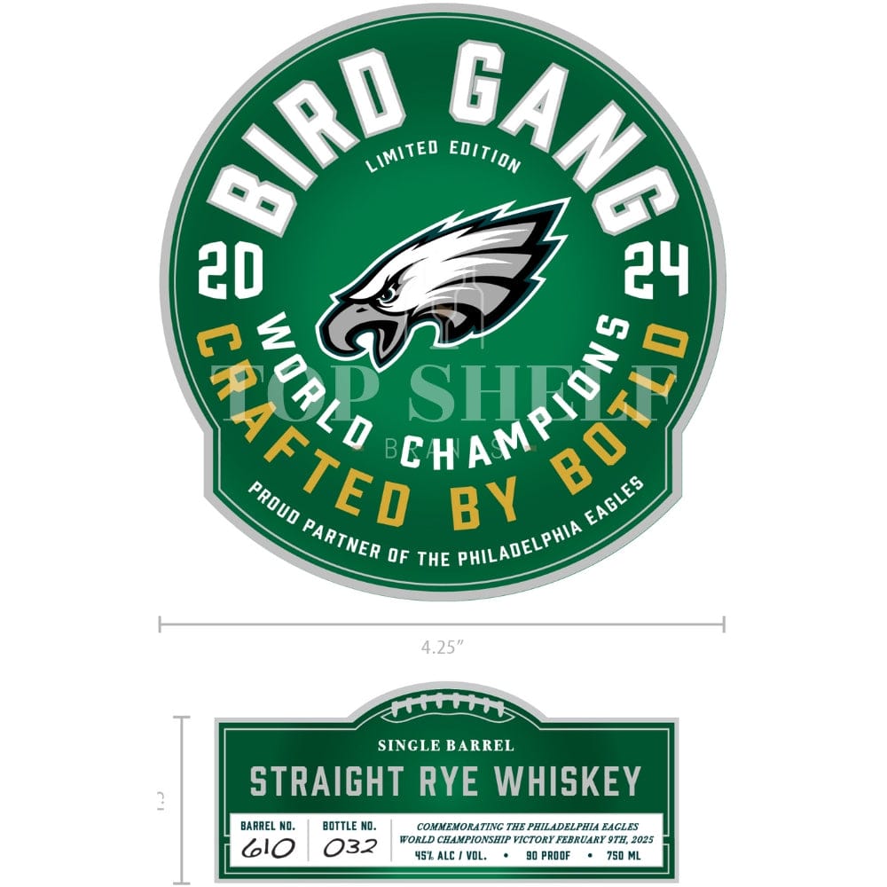 Buy Bird Gang Philadelphia Eagles 2024 Champions Edition Rye Online ...