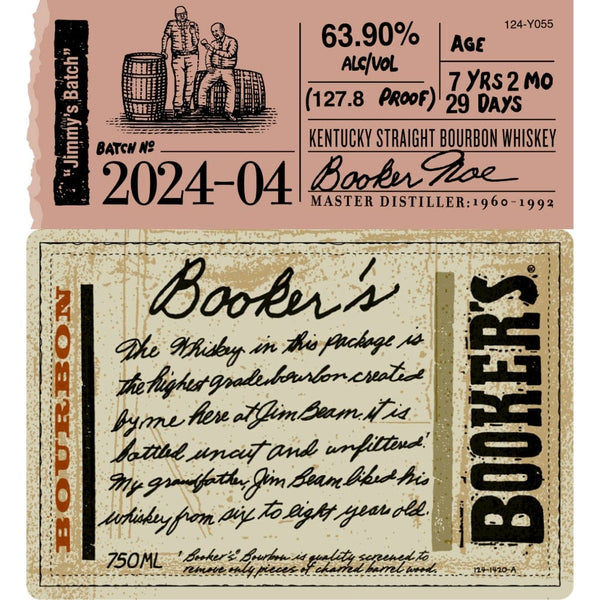 Booker's Bourbon Batch 2024-04 'Jimmy's Batch'
