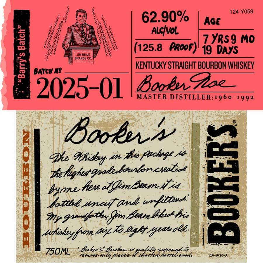 Booker's Bourbon 2025-01 “Barry’s Batch”