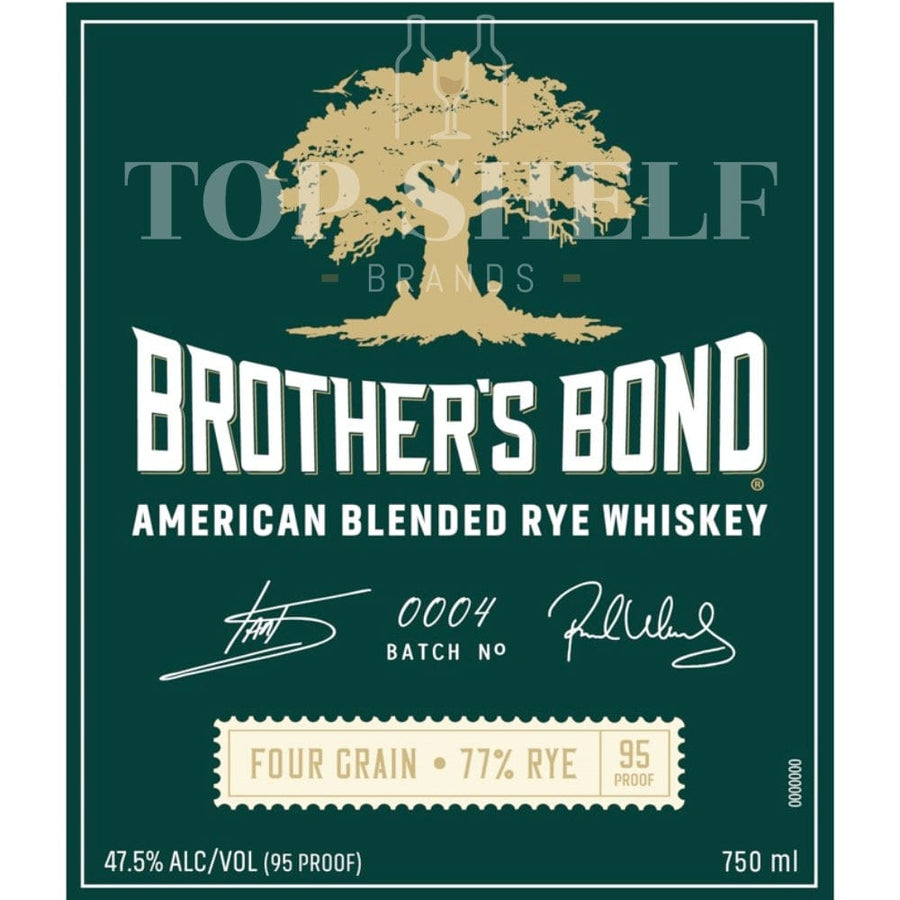 Brother’s Bond American Blended Rye Batch 4