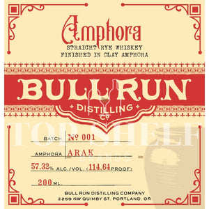 Bull Run Rye Finished in Clay Amphora