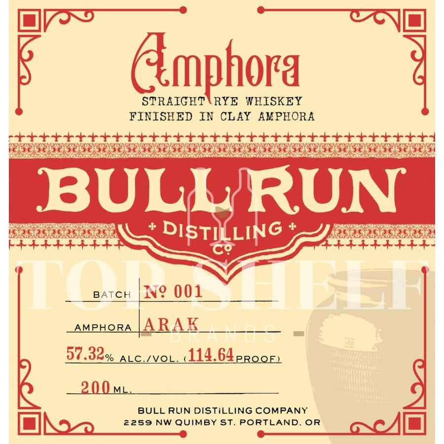 Bull Run Rye Finished in Clay Amphora