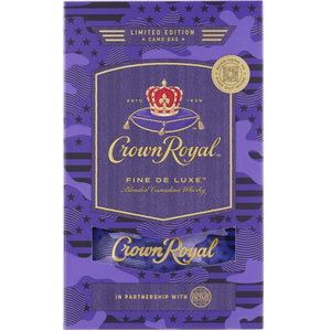 Crown Royal Limited Edition Purple Camo Bag