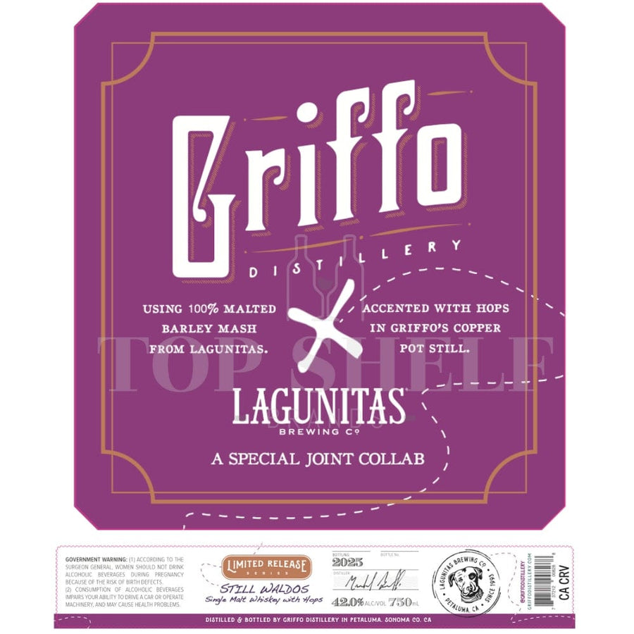 Griffo X Lagunitas Still Waldos’ Single Malt With Hops 2025 Release