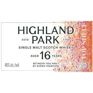 Highland Park 16 Year Old Between You and I By Bjorn Frantzen