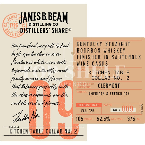 James B. Beam Distillers’ Share No. 09 Kitchen Table Collab No. 2