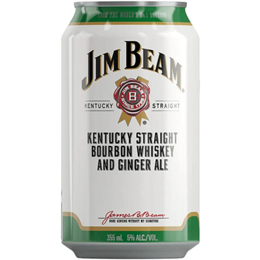 Jim Beam Bourbon & Ginger Ale Canned Cocktail