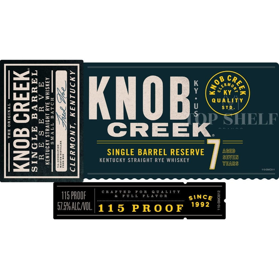 Knob Creek 7 Year Old Single Barrel Reserve