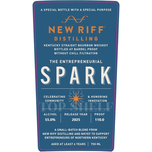 New Riff the Entrepreneurial Spark Bourbon