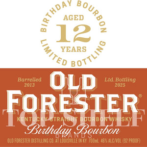 Old Forester Birthday Bourbon 2025