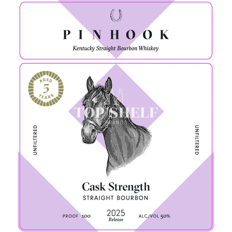 Pinhook 5 Year Old Cask Strength Bourbon 2025 Release