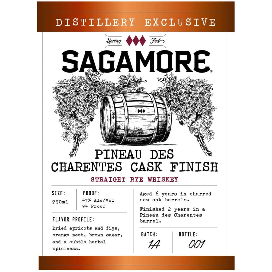 Sagamore Pineau des Charentes Cask Finish Rye