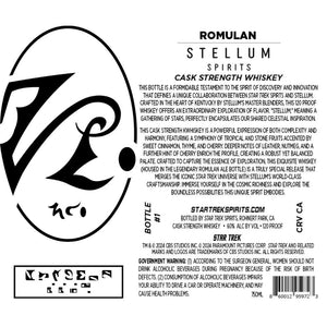 Stellum X Star Trek Spirits Romulan Whiskey