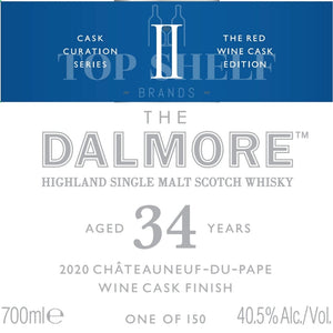 The Dalmore 34 Year Old 2020 Châteauneuf-de-Pape Wine Cask Finish