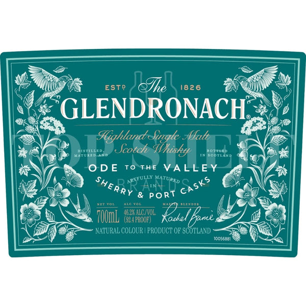 The Glendronach Ode to the Valley Single Malt Scotch