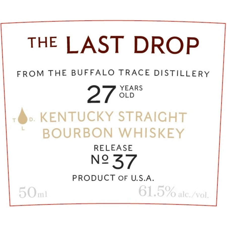 The Last Drop Release No. 37 Buffalo Trace Bourbon 50ml