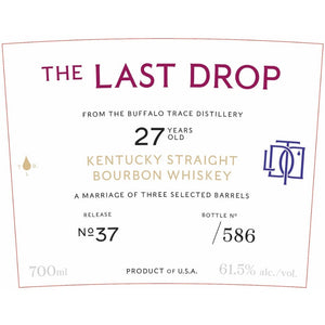 The Last Drop Release No. 37 Buffalo Trace Bourbon