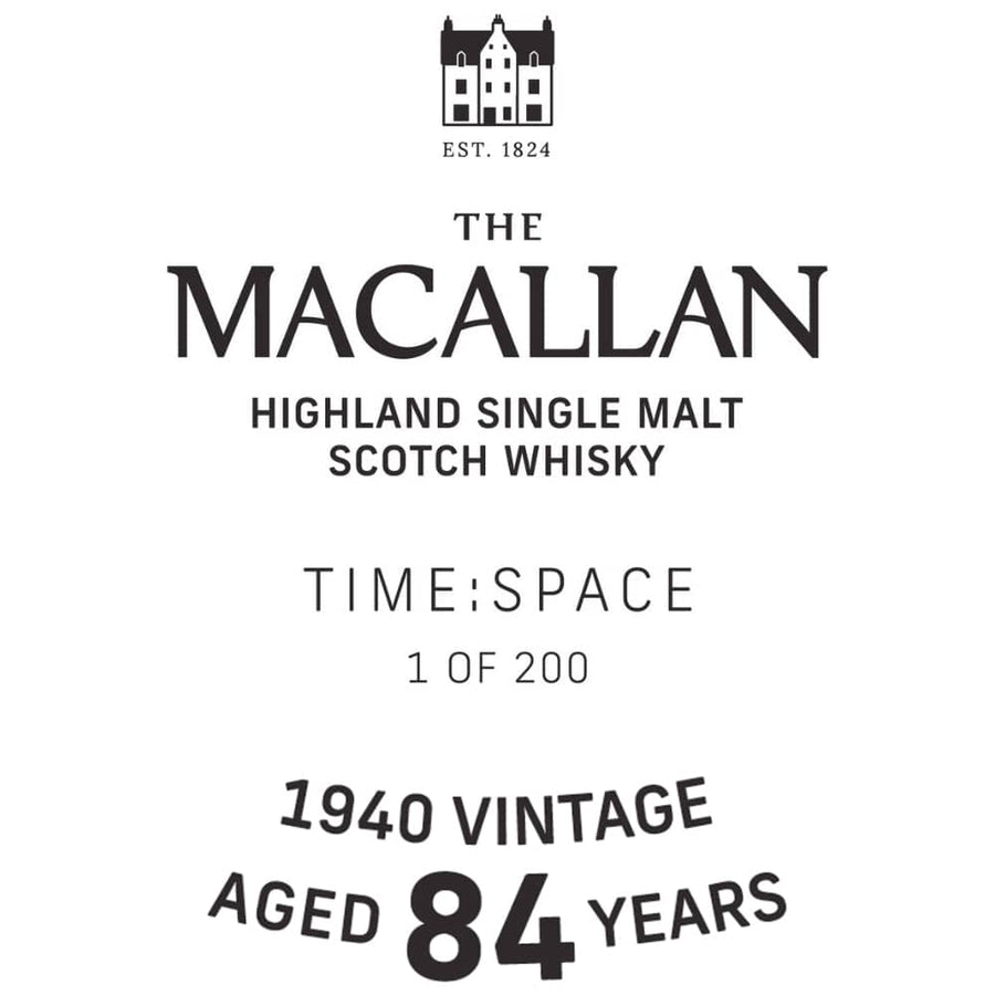 The Macallan Time: Space 84 Year Old