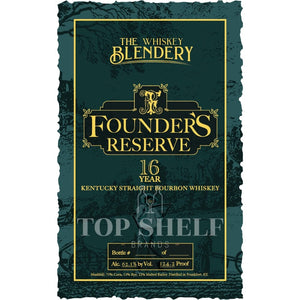 The Whiskey Blendery Founder's Reserve 16 Year Old Bourbon