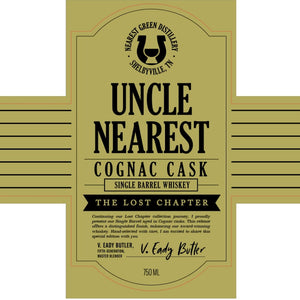 Uncle Nearest Cognac Cask Single Barrel The Lost Chapter