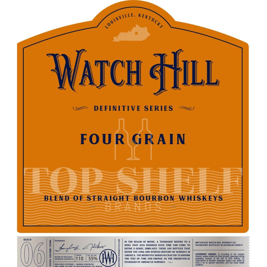 Watch Hill Definitive Series Four Grain Bourbon Batch 06