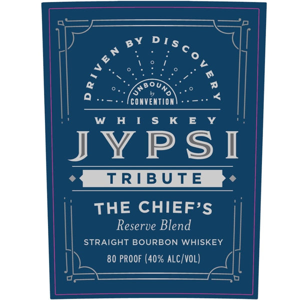 Whiskey JYPSI Tribute The Chief’s Reserve Blend by Eric Church