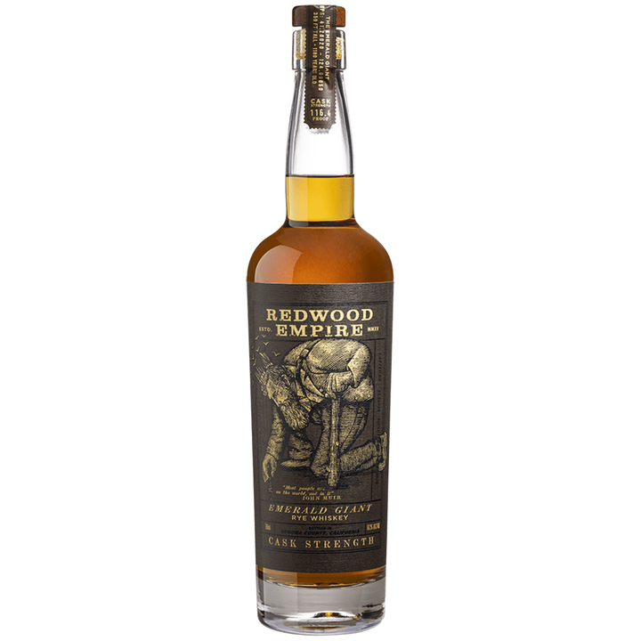 Redwood Empire Cask Strength Emerald Giant Rye Whiskey