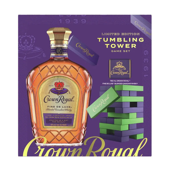 Crown Royal Deluxe Tumbling Tower Whisky Gift Set