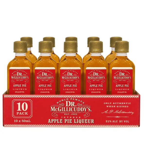 Dr. Mcgillicuddy's Apple Pie Liqueur Shooters (10 x 50mL)
