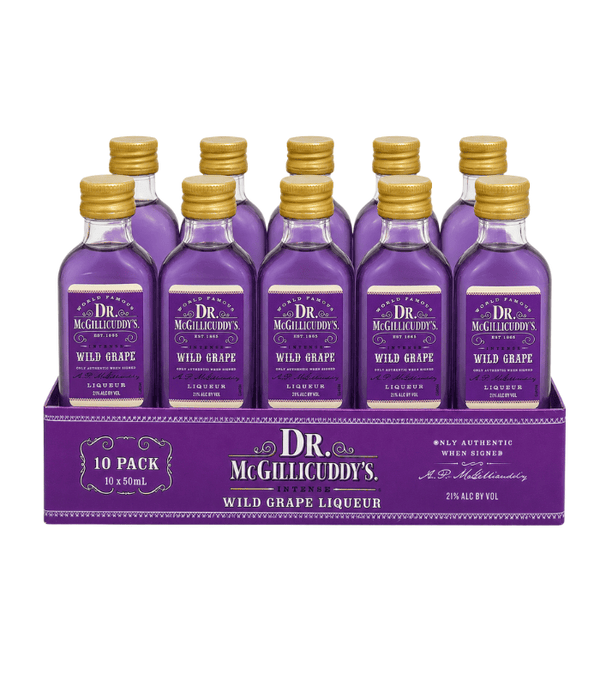 Dr. Mcgillicuddy's Grape Liqueur Shooters (10 x 50mL)