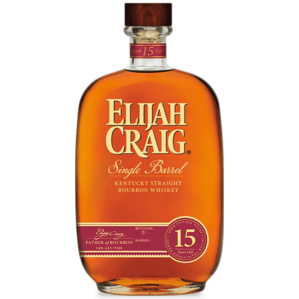 Elijah Craig 15 Year Single Barrel 2026 Release Bourbon