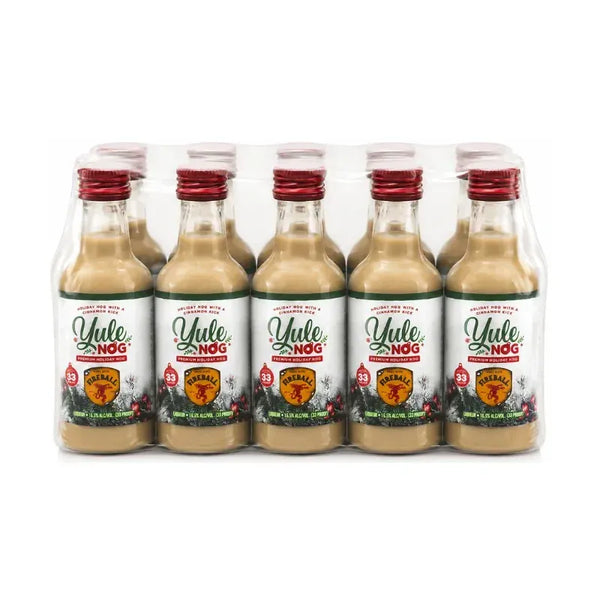 Fireball Yule Nog Liqueur Mini Bottles 10-Pack