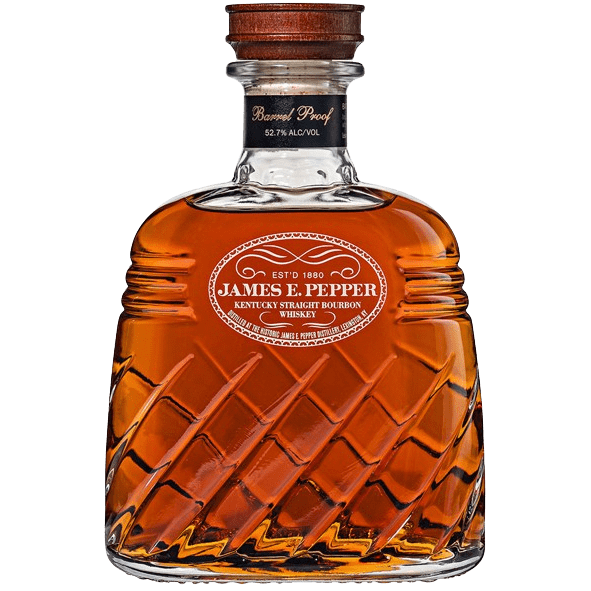 James E. Pepper Decanter Barrel Proof Bourbon Whiskey