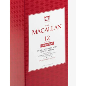 The Macallan 12 Year Sherry Oak Cask 110 Proof Scotch The Macallan 