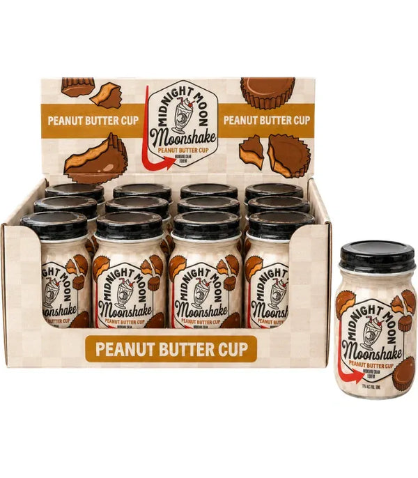 Midnight Moon Peanut Butter Cup Moonshake Liqueur Minis 12x50mL