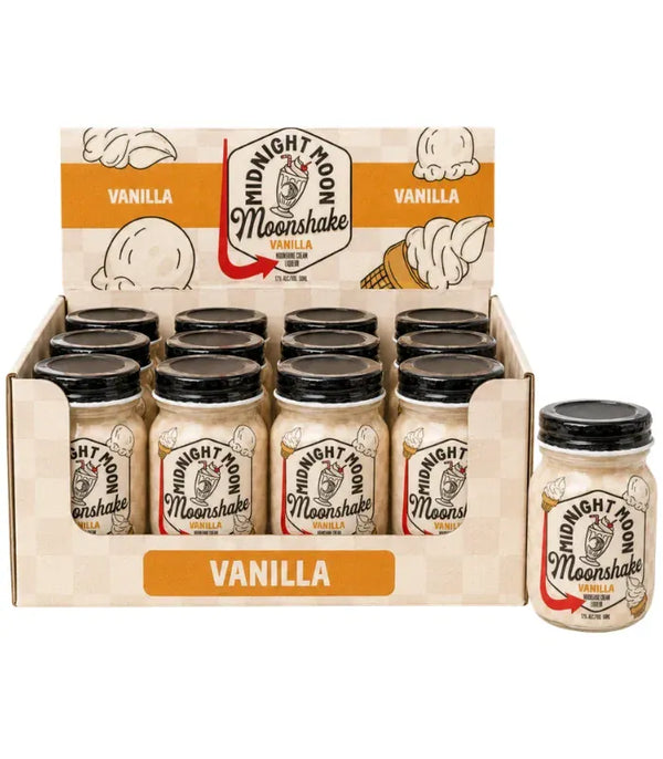 Midnight Moon Vanilla Moonshake Liqueur Minis 12x50mL