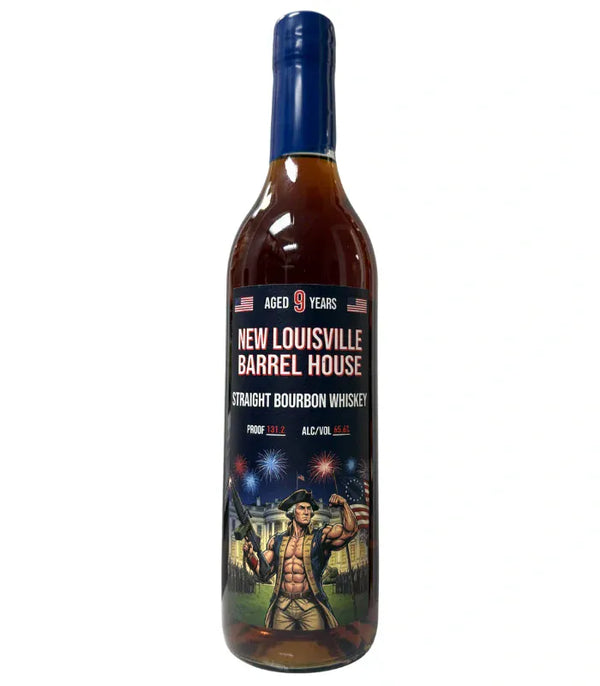 Nulu New Louisville 9 Year Straight Bourbon '250th Red , White & BOOM' 131.2 Proof