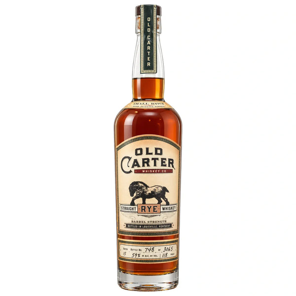 Old Carter Straight Rye Whiskey Small Batch 15