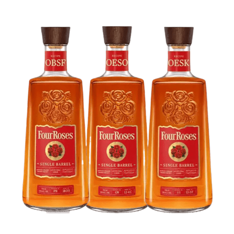 Four Roses Single Barrel Recipe OBSF, OESK, & OESO Bourbon Whiskey Collection