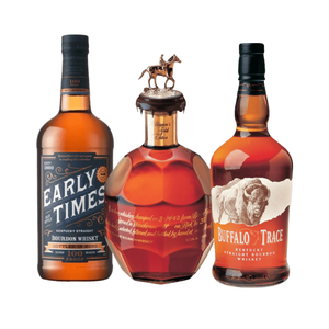 Blanton's Gold, Buffalo Trace, and Early Times Bourbon Bundle